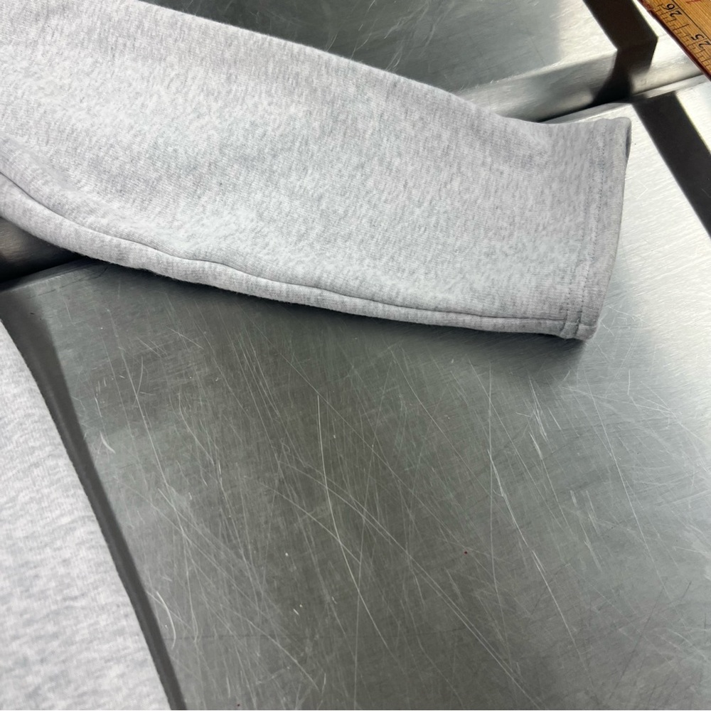 Athleta Cozy Karma Back Zip Sweatshirt Dress, Gray - Picture 4 of 12
